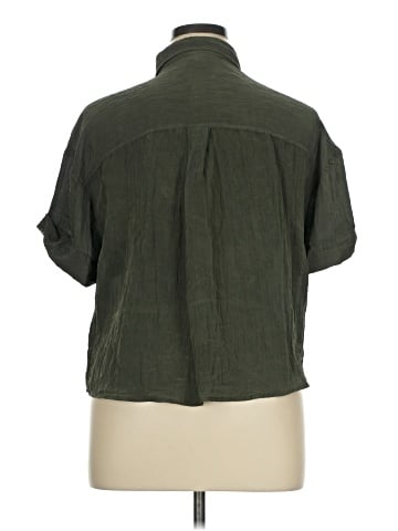 a.n.a. A New Approach Short Sleeve Blouse (view 2)