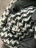 Unbranded 100% Polyester Houndstooth Gray Coat Size M - photo 6