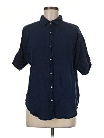 Michael Stars 3/4 Sleeve Button-Down Shirt (view 1)