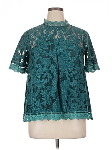 HD in Paris Short Sleeve Blouse (view 1)