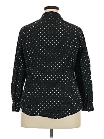 Jessica London Long Sleeve Button-Down Shirt (view 2)