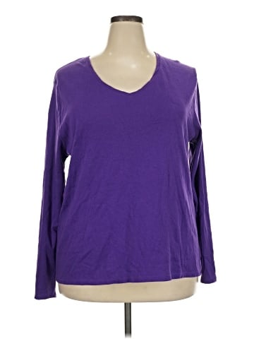 Lane Bryant 3/4 Sleeve T-Shirt (view 1)