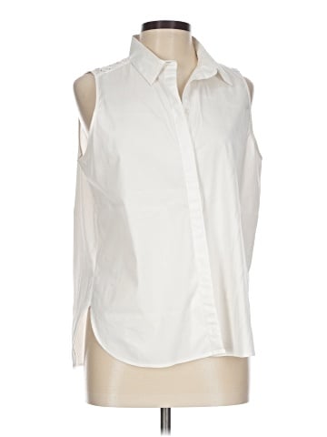 Ann Taylor Sleeveless Button-Down Shirt (view 1)