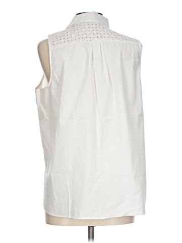 Ann Taylor Sleeveless Button-Down Shirt (view 2)