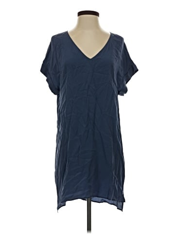Lavender Brown Short Sleeve Silk Top (view 1)