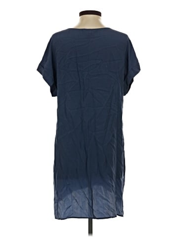 Lavender Brown Short Sleeve Silk Top (view 2)