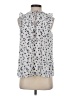 Eclair Silver Sleeveless Blouse Size S - photo 1
