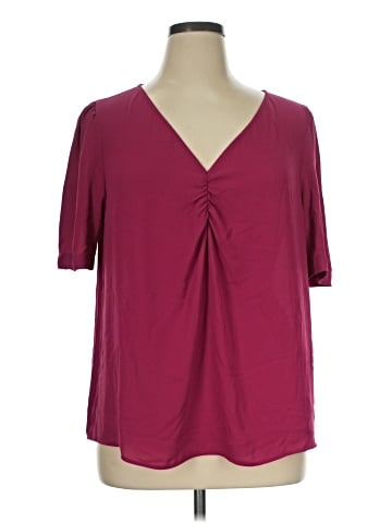 Ann Taylor LOFT Short Sleeve Blouse (view 1)