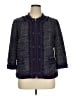 Chico's Tweed Purple Jacket Size XL - photo 1