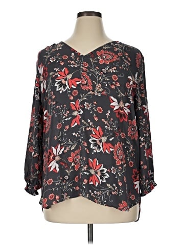 Ann Taylor LOFT Outlet 3/4 Sleeve Blouse (view 1)