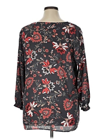 Ann Taylor LOFT Outlet 3/4 Sleeve Blouse (view 2)