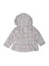 Carter's 100% Polyester Hearts Gray Raincoat 3-6 MO / 6 MO - photo 2