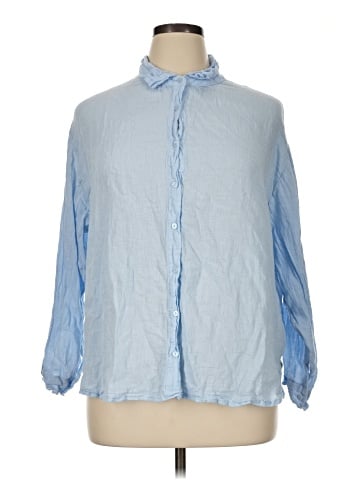 Blank NYC 3/4 Sleeve Button-Down Shirt (view 1)