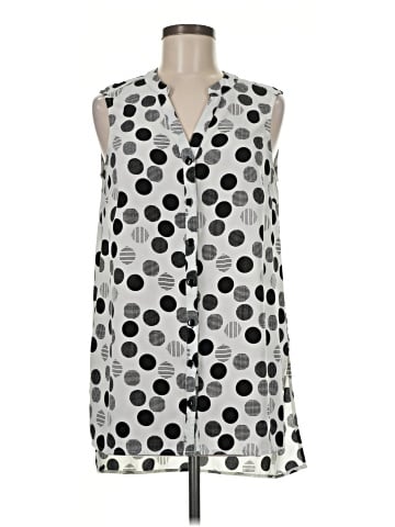 Roz & Ali Sleeveless Blouse (view 1)