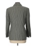 Talbots 100% Wool Houndstooth Gray Wool Blazer Size 12 - photo 2