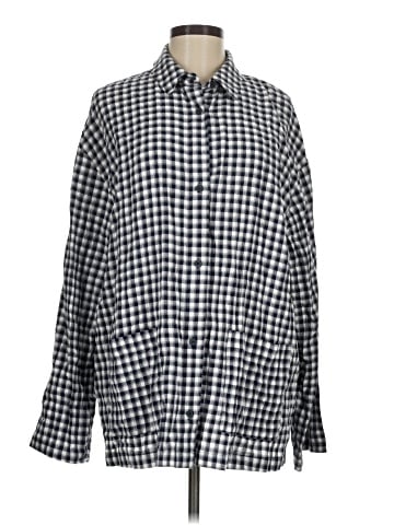 Zara Long Sleeve Button-Down Shirt (view 1)