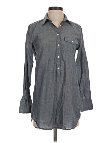 J.Crew Factory Store Long Sleeve Button-Down Shirt (view 1)