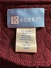 Koret Burgundy Jacket Size 16 - photo 6