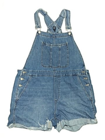 Gap Overall Shorts (view 1)