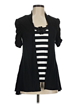 INC International Concepts Short Sleeve Blouse (view 1)