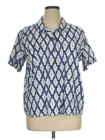 Duluth Trading Co. Short Sleeve Button-Down Shirt (view 1)
