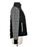 Tory Burch 100% Polyester Graphic Black Jacket Size 6 - photo 4