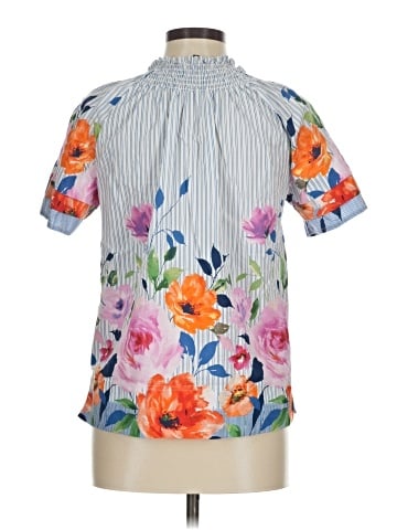 Badgley Mischka Short Sleeve Blouse (view 2)