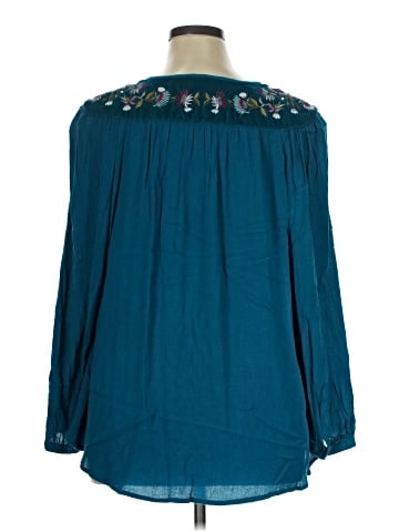 St. John's Bay 3/4 Sleeve Blouse (view 2)