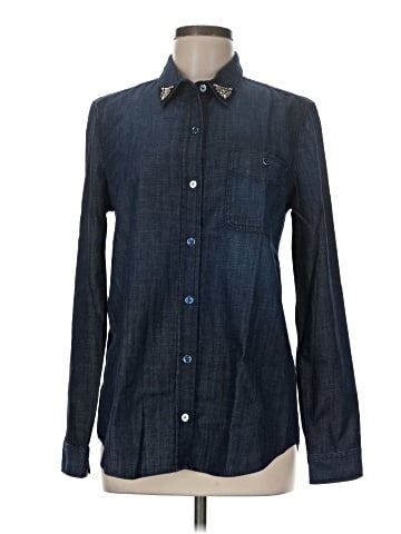 7 For All Mankind Long Sleeve Button-Down Shirt (view 1)