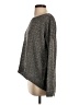 Theory Metallic Gray Pullover Sweater Size S - photo 5