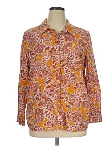 Cj Banks Long Sleeve Button-Down Shirt (view 1)