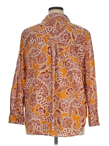 Cj Banks Long Sleeve Button-Down Shirt (view 2)