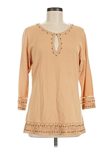 Susan Graver 3/4 Sleeve Blouse (view 1)