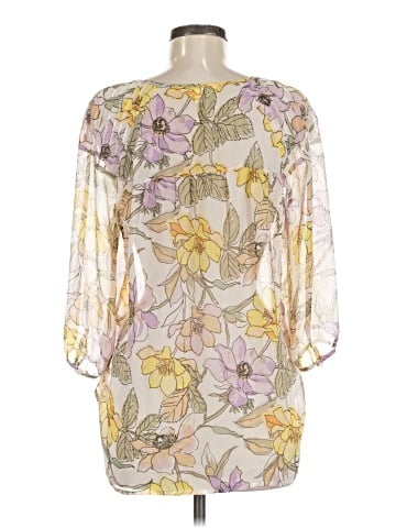 LC Lauren Conrad 3/4 Sleeve Blouse (view 2)