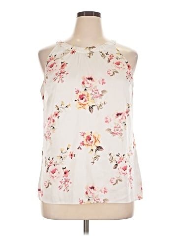 White House Black Market Sleeveless Blouse (view 1)