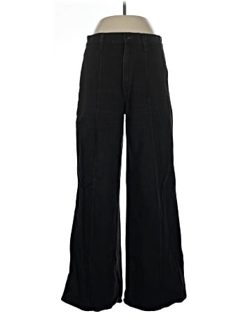 Madewell Superwide-Leg Trouser Jeans in Black Rinse Wash (view 1)