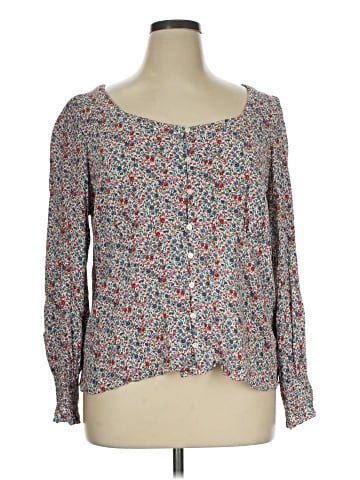 Ann Taylor LOFT Long Sleeve Blouse (view 1)