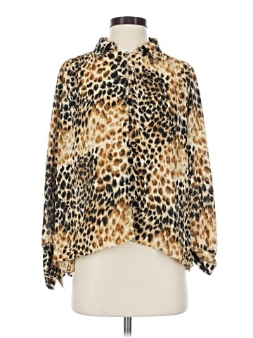 Rose + Olive Long Sleeve Blouse (view 1)