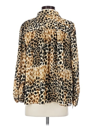 Rose + Olive Long Sleeve Blouse (view 2)