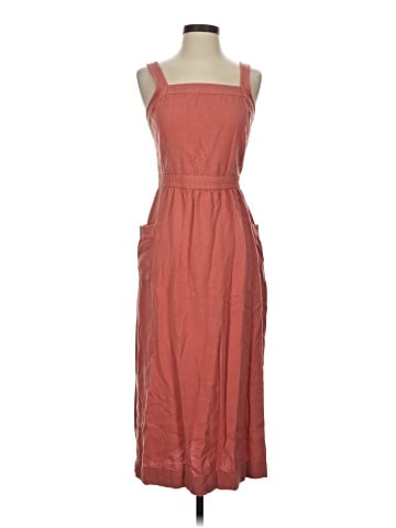 Madewell Garment-Dyed Apron Midi Dress (view 1)