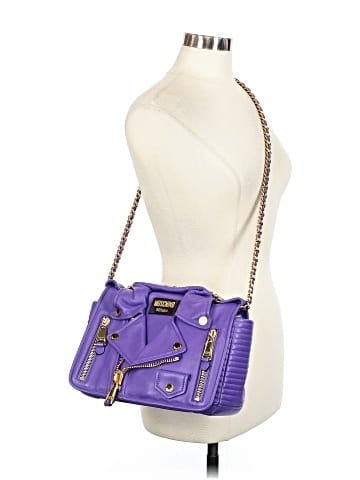Moschino Leather Shoulder Bag (view 2)