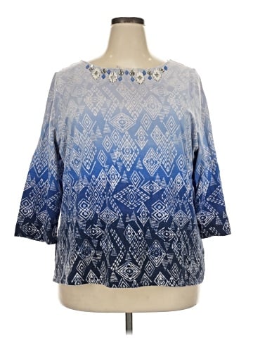 Ruby Rd. 3/4 Sleeve Top (view 1)