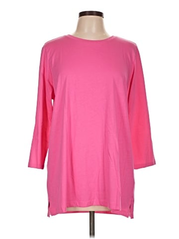 Lands' End 3/4 Sleeve T-Shirt (view 1)