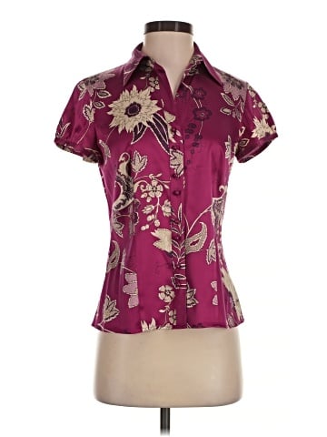 Ann Taylor Factory Short Sleeve Blouse (view 1)