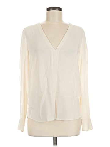 A.L.C. Long Sleeve Silk Top (view 1)