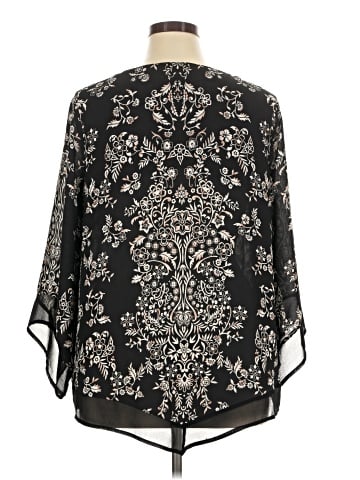 Roz & Ali 3/4 Sleeve Blouse (view 2)