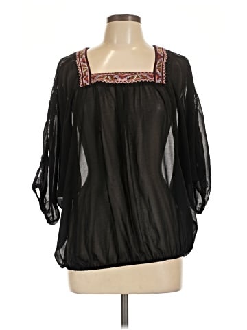 Flying Tomato 3/4 Sleeve Blouse (view 1)