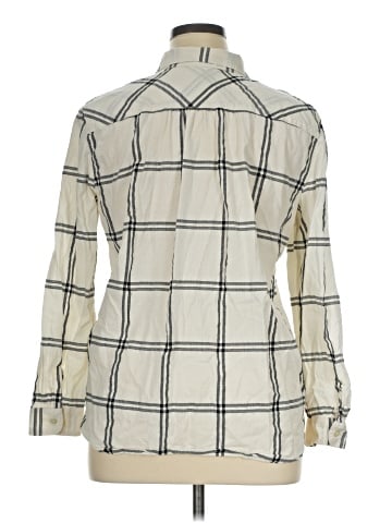 Ann Taylor LOFT Long Sleeve Button-Down Shirt (view 2)