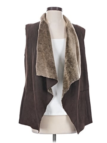 Vince. Faux Fur Vest (view 1)