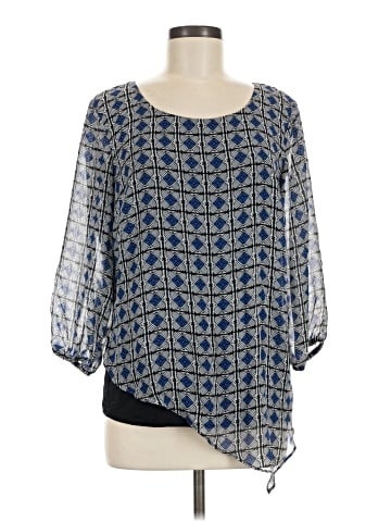 AB Studio 3/4 Sleeve Blouse (view 1)